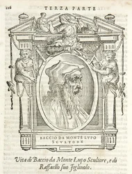 Milaan, Biblioteca Braidense, Vite de piv excellent, Giorgio Vasari 1568, Baccio da Montelupo
