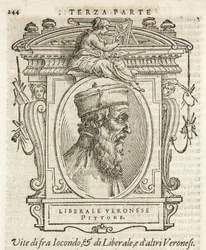 Milaan, Biblioteca Braidense, Vite de piv excellent, Giorgio Vasari 1568, Liberaal door Jacopo da Verona