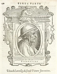 Milaan, Biblioteca Braidense, Vite de piv excellent, Giorgio Vasari 1568, Lorenzo di Credi
