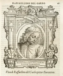 Milaan, Biblioteca Braidense, Vite de piv excellent, Giorgio Vasari 1568, Raffaellino del Garbo