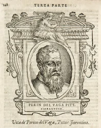 Milaan, Bibliotheek Braidense, Vite de piv excellent, Giorgio Vasari 1568, Perin del Vaga