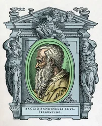 Portret van Baccio BANDINELLI (Firenze)