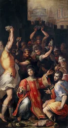 Het martelaarschap van Sint Stefanus, 1571