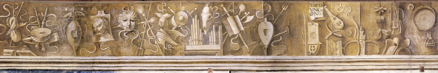 Arti liberali. Fries in de Casa Pellizzari, ca. 1500