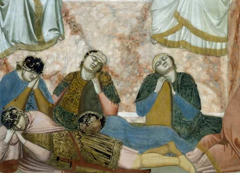 De Opstanding van Christus, Detail uit Leven en Passie van Christus, door Giotto