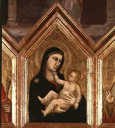 Madonna en kind, van St. Reparata Polyptych