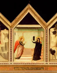 Annunciatie, uit de St. Reparata polyptiek (detail)