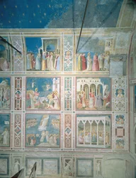 Zicht op de fresco