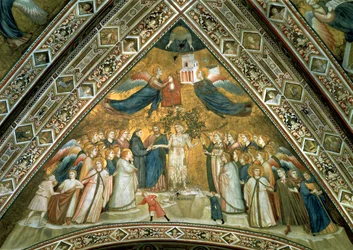 Het mystieke huwelijk van St. Franciscus met Heilige Armoede