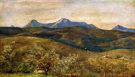 Uitzicht in de Apennijnen