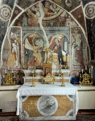 De Annunciatie, Kapel van de Annunciatie, ca. 1470 (fresco)