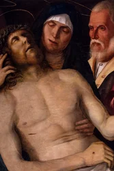 Bewening van Christus, circa 1502 (gemengde techniek op populierenhout)