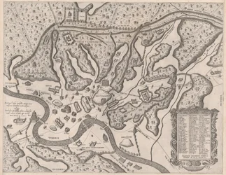 Speculum Romanae Magnificentiae: Oud Rome en zijn Heuvels, vanuit het Westen