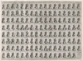 Speculum Romanae Magnificentiae: Portretten van de keizers van Julius Caesar tot Rudolf II, 1582