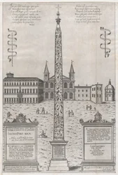 Speculum Romanae Magnificentiae: De Egyptische obelisk van Constantijn