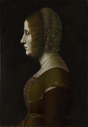 Portret van een vrouw in profiel, ca. 1495