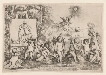 Allegorie met putti