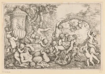 Bacchanaal met Silenus