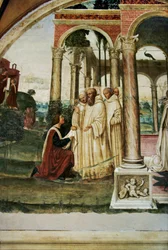 Sint Benedictus verlaat Rome en zijn leraren, Vita van Sint Benedictus da Nurcia