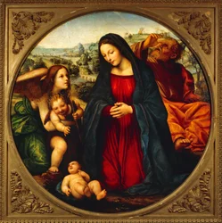 De Heilige Familie door Giovanni Antonio Bazzi, bekend als Sodoma
