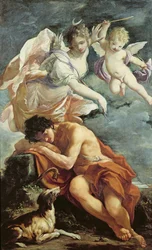 Diana en Endymion (olieverf op doek)