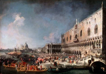 Aankomst van de Franse Ambassadeur in Venetië, 1725-1726