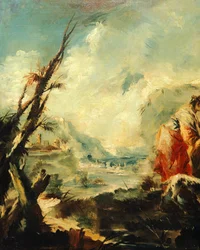 Tobias geneest zijn vader (detail)