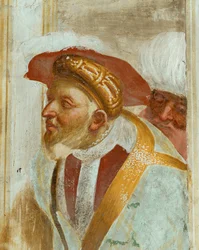 Een geïnteresseerde toeschouwer, onthoofding van Sint Paulus