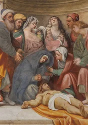 Counterfaccata, IL Pordenone, Kruisafneming 1522, (detail)