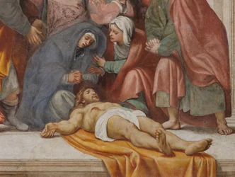 Counterfaccata, IL Pordenone, Kruisafneming 1522, (detail)