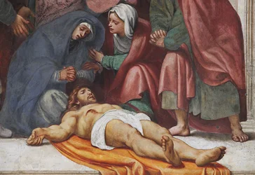 De kruisafneming (detail)