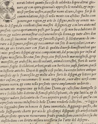 Essempio di recammi, titelpagina verso