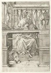 St. Hiëronymus in zijn studeerkamer