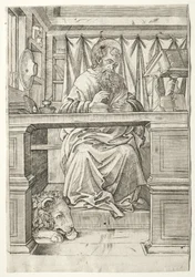 St. Hiëronymus in Zijn Studie