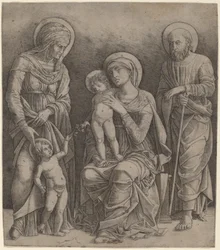 Heilige Familie met Sint Elizabeth en de Jonge Sint Johannes