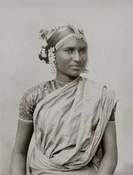 Portret van een Indiase vrouw, Florence