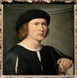 Muzikant (schilderij op doek)