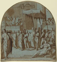 De intocht van Sint Antoninus in Florence