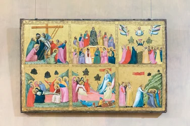 Episodes uit de Passie van Christus, Giovanni Baronzio, Rimini, actief 1343-1345, Nationale Galerie voor Oude Kunst, Rome, Italië