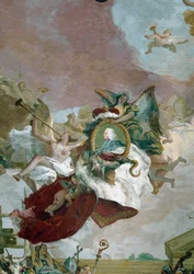Apotheose van prins-bisschop Carl Philipp von Greiffenklau (fresco)