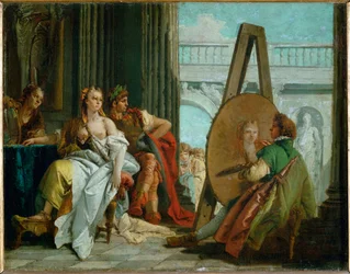 De schilder Apelles, Alexander de Grote en Campaspe ...