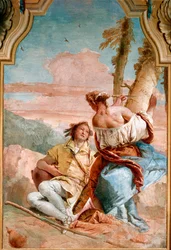 Angelique en Medor - Illustratie voor 