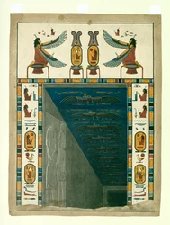 Grafdeur of Ingang, uit het Egyptische Graf van Seti I