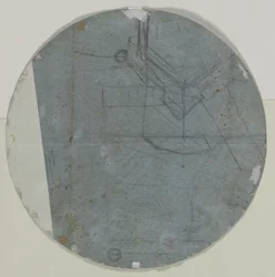 Architecturale schets(?) (verso)