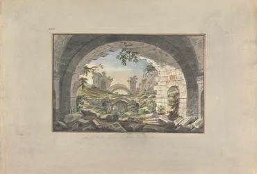Ruïnes in Pergamon, Waarschijnlijk van het Amfitheater