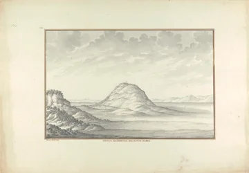 Westelijk uitzicht op de berg Tabor