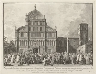 Bezoek van de Doge aan San Zaccaria op Paaszondag, 1763-1766