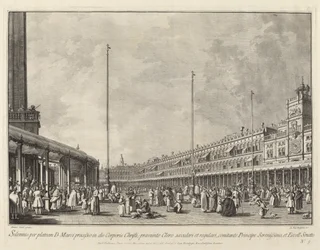 Processie op Sacramentsdag op het Piazza San Marco