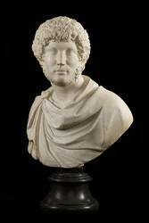 Buste van Keizer Hadrianus als Jonge Man