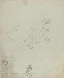 Figurenstudies (verso)